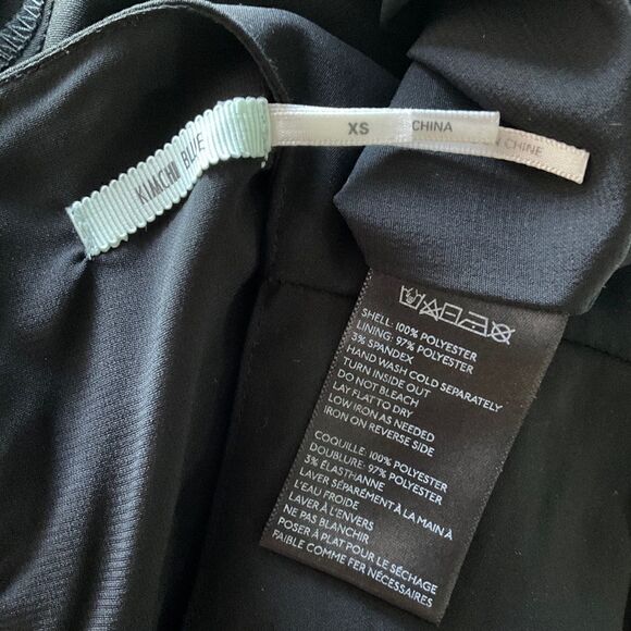 Kimchi Blue Black Scoop Neck Short Sleeve Shift Dress XS - Picture 6 of 6